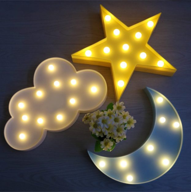 Sch-ne-Wolke-Sterne-Mond-LED-3D-Licht-Nachtlicht-Kinder-Geschenk-Spielzeug-F-r-Baby-Kinder-1